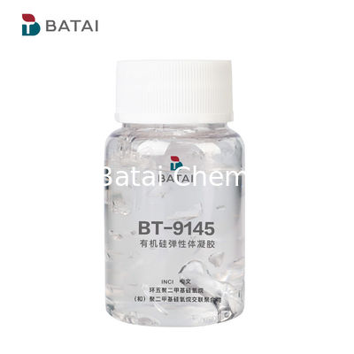 CAS 541-02-6 Dimethicone زيت السيليكون للاستمرارية العالية سهلة الانتشار وغير الدهنية مع لمسة حريرية طويلة الأمد وخفاء الخطوط الدقيقة BT-9145