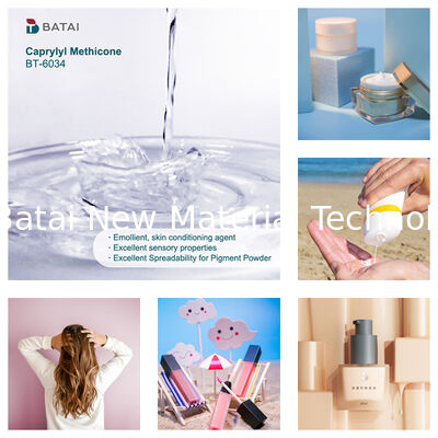 سيليكون مذيب INCI كابريليل ميثيكون أوكتيل تريميثيكون مع قابلية انتشار جيدة لكريم الأساس