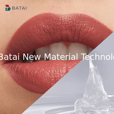 جيل السيليكون الإلاستومر الخالي من D5 مع الصيغة غير المتطايرة مع النهاية غير المتطايرة وتأثير الضباب الناعم للتركيز على طين الشفاه