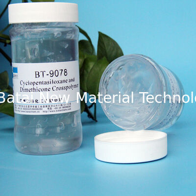 تستخدم BT-9078 سيليكون إلاستومر كمواد خام لمستحضرات التجميل للعناية بالبشرة ومنتجات الحماية من أشعة الشمس